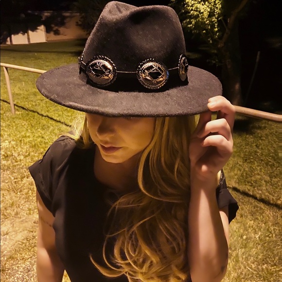 Boho black hat - Picture 3 of 5